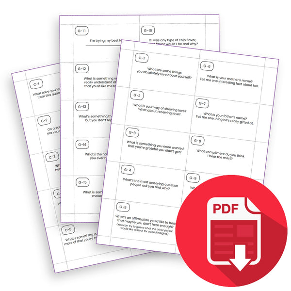CanPlan Deep Questions Game (PDF Download)